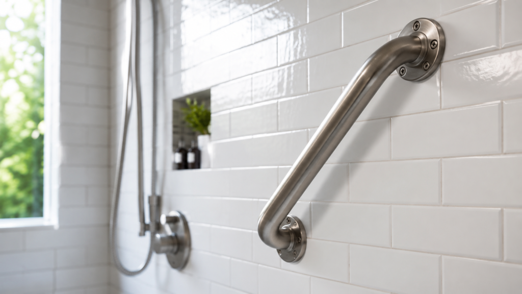 How much weight can bathroom grab bars hold infographic