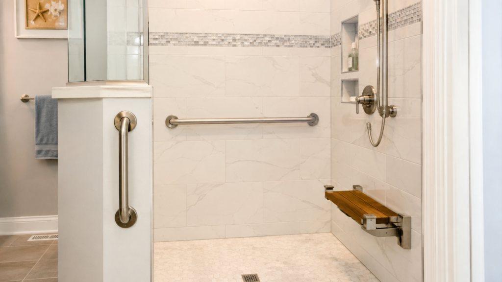what height is a shower grab bar - quick reference chart for shower tub and toilet